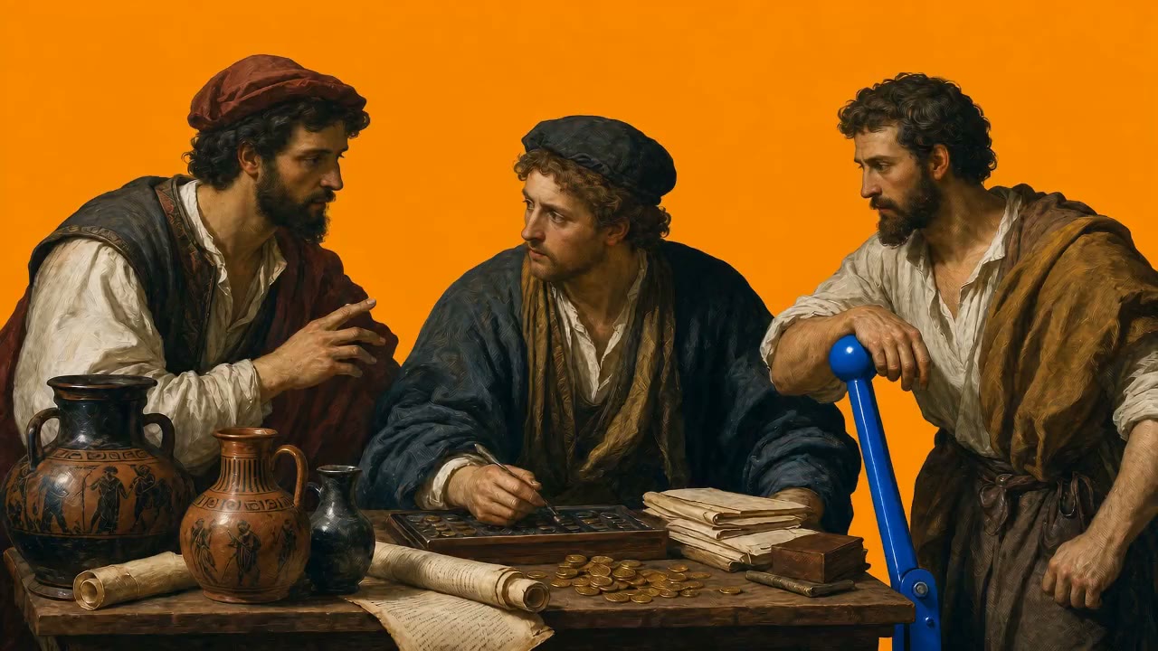 Classical merchants with the blue lever